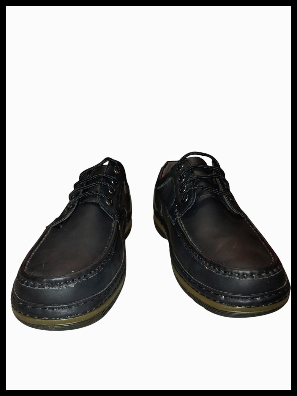 SOLO Men's Black Casual Lace-Up Shoes - Picture 5 of 9